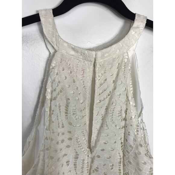 Lilly Pulitzer Women's White Lace Edona Romper Cute Feminine Lightweight Spring - Picture 7 of 12